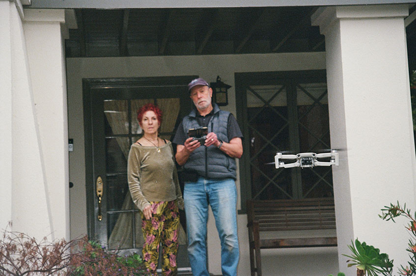 my dad and my aunt and a drone<br />2024